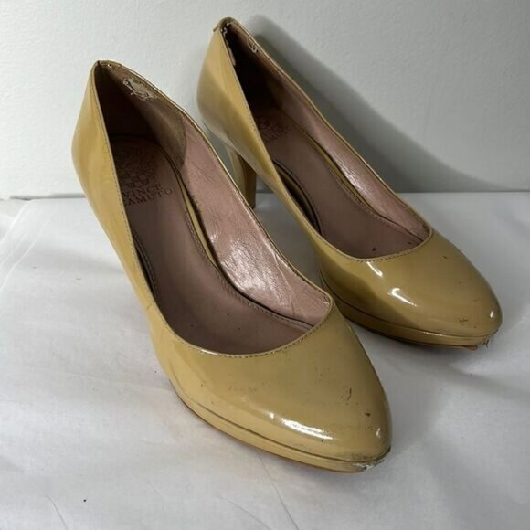 Vince Camuto Size 8 Mustard Pumps - Picture 1 of 4